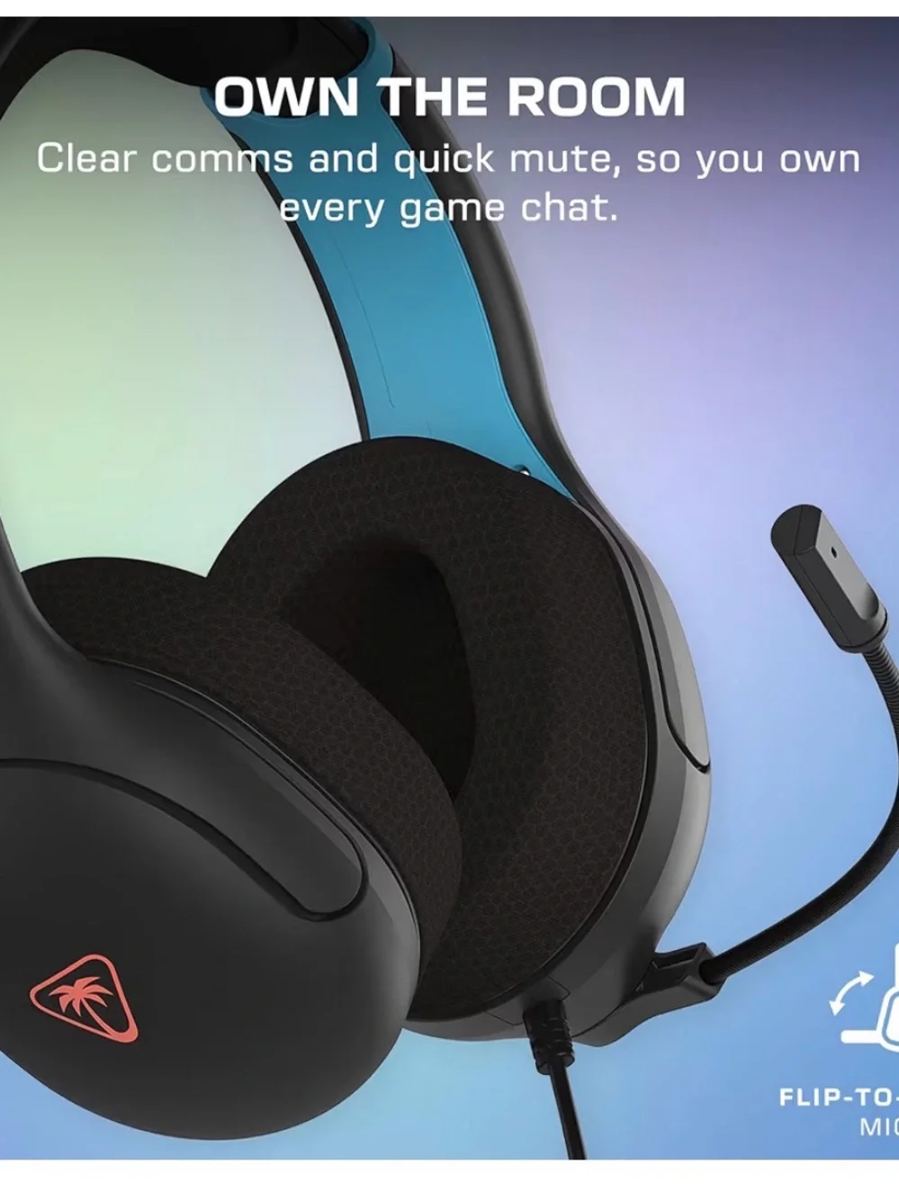 Airlite Fit Wired Gaming Headset - Black with red & Teal Accents